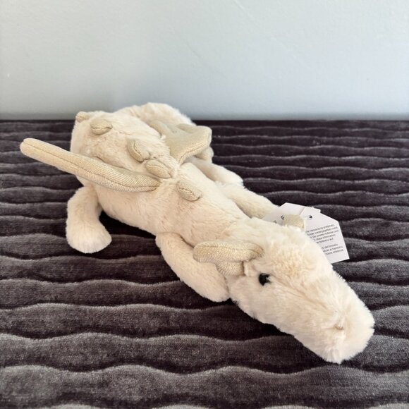 RARE Jellycat Little Snow Dragon BNWT - Picture 3 of 5